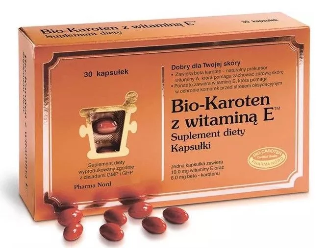 Pharma Nord Bio-Karoten + vit. E 30 szt.