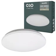 Lampy sufitowe - Lampa sufitowa plafon Led 24W 2000lm neutralna z czujnikiem ruchu - miniaturka - grafika 1