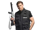 Dodatki do strojów karnawałowych - Pistolet maszynowy policjanta - 67cm - 1 szt. - miniaturka - grafika 1