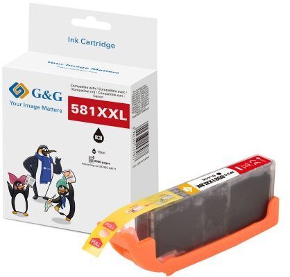 Tusz G&G XXL-Patrone kompatybilny z Canon CLI-581BK XXL 15841