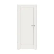 Drzwi wewnętrzne - Skrzydło drzwiowe łazienkowe z podcięciem wentylacyjnym Dota białe lakierowane 70 lewe Classen - miniaturka - grafika 1