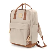 Torby na laptopy - Stylowy beżowy plecak na laptop i tablet - Himawari - miniaturka - grafika 1