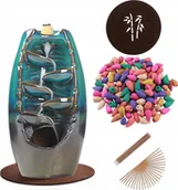 Kadzidła i dodatki - GALAXIA KOMINEK ZAPACHOWY Wodospad Kadzidło DUŻY ZESTAW KADZIDEŁKA STOŻKOWE 120 SZT - miniaturka - grafika 1