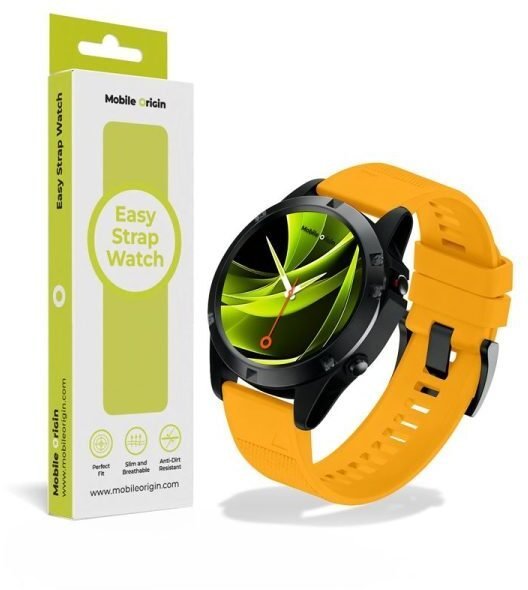 Mobile Origin Easy Strap Watch 22mm Yellow
