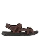 Sandały męskie - Sandały Lasocki KODIAQ-01 MI18 Brązowy - miniaturka - grafika 1