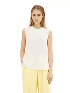 Swetry damskie - TOM TAILOR Denim Damski sweter 1035363, 10348 - Gardenia White, M - miniaturka - grafika 1