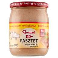 Pasztet i przetwory mięsne - Pamapol Pasztet mazowiecki wieprzowy 490 g - miniaturka - grafika 1