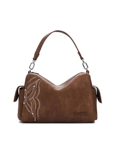 Desigual Torebka Habana 25SAXPAD Brązowy - Torebki damskie - miniaturka - grafika 1