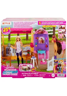Barbie stadnina koni zestaw lalka - Lalki dla dziewczynek - miniaturka - grafika 1