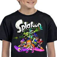 Moda i Uroda OUTLET - 3310 KOSZULKA SPLATOON Gra Konsola 140 CZARNA - miniaturka - grafika 1