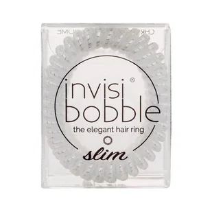Invisibobble Slim gumka do włosów 3 szt dla kobiet Chrome Sweet Chrome - Ozdoby do włosów - miniaturka - grafika 1