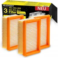 Filtry do odkurzaczy - 3-Filtry Harmonijkowe do Odkurzaczy Kärcher WD4, WD5, WD6 / MV4, MV5, MV - miniaturka - grafika 1