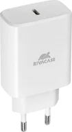 Ładowarki samochodowe - MOBILE CHARGER WALL/WHITE PS4193 RIVACASE - miniaturka - grafika 1