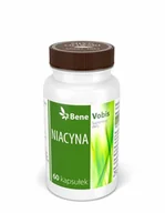 Witaminy i minerały dla sportowców - Młyn Oliwski Młyn Oliwski, Niacyna, Bene Vobis, 60 kapsułek - miniaturka - grafika 1