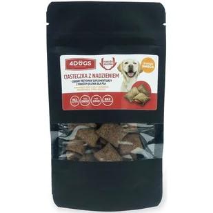 4DOGS CIASTECZKA Skóra i Sierść 60g - Przysmaki dla psów - miniaturka - grafika 1