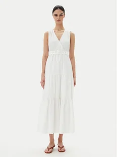 Morgan Sukienka letnia 251-RASKA Biały Regular Fit - Sukienki - miniaturka - grafika 1