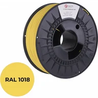 Filamenty i akcesoria do drukarek 3D - Filament do drukarki 3D C-TECH PREMIUM LINE, PETG, RAL1018, 1,75mm, 1kg, Zinc yellow - miniaturka - grafika 1