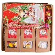 Zestawy upominkowe - GOTOWA PACZKA świąteczna PREZENT dla dzieci z czekoladą i słodyczami - miniaturka - grafika 1