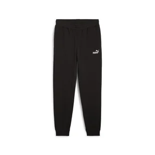 Męskie spodnie dresowe Essentials z logo No. 1 PUMA Black - Spodnie sportowe męskie - miniaturka - grafika 1