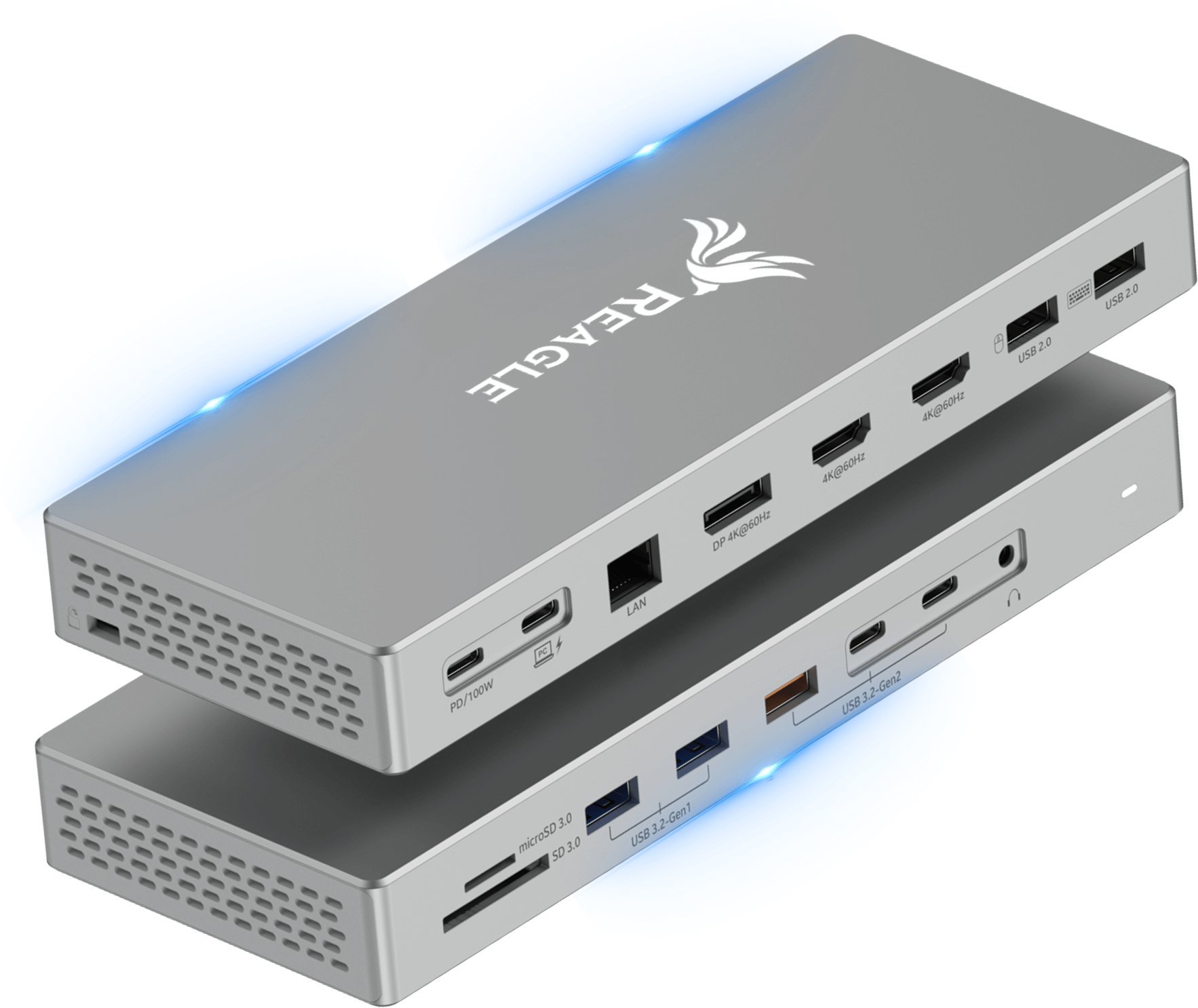 Stacja/replikator Blitzwolf STACJA DOKUJĄCA 16w1 HUB USB 3.2 MST 2 HDMI DP 4K60Hz PD100W RJ45 SD 7x USB