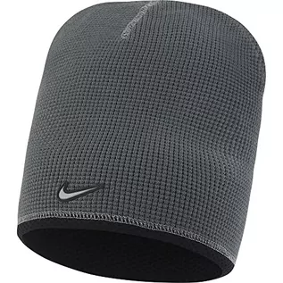 Czapki damskie - Nike Męska czapka na gazety Train Beanie, Smoke Grey/Medium Grey, jeden rozmiar - grafika 1