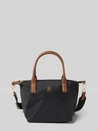 Torebki damskie - Torba na ramię z obszyciem ze skóry naturalnej model ‘POPETTE’ - miniaturka - grafika 1