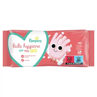 PAMPERS Chusteczki Kids Hygiene On-the-Go 1x40szt - Chusteczki nawilżane - miniaturka - grafika 2