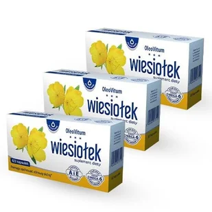 Oleofarm, Zestaw 3x Wiesiołek, 60 kaps. - Suplementy naturalne - miniaturka - grafika 1