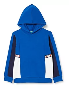 United Colors of Benetton Chłopięca bluza z kapturem z długim rękawem, Bluette z białą wstążką 07v, 120 - Bluzy dla chłopców - miniaturka - grafika 1