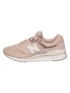 Trampki męskie - New Balance Skórzane sneakersy "997" w kolorze jasnobrązowo-szarym - miniaturka - grafika 1