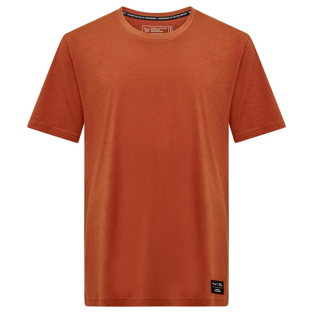 Koszulka męska Salewa Eagle Logo Patch T-Shirt Bombay Brown XL