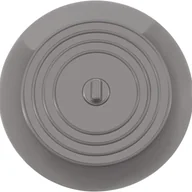 Korki do umywalek - Silikonowy korek do wanny, korek do zlewu, średnica 15,3 cm, uniwersalny korek spustowy (1 sztuka, szary) - miniaturka - grafika 1