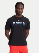 Koszulki męskie - Kappa T-Shirt 351U8KW 005 Czarny Regular Fit - miniaturka - grafika 1