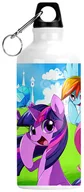 Shakery i bidony sportowe - BIDON BUTELKA MY LITLE PONY NA WODE Z NAPISEM - miniaturka - grafika 1