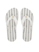 Klapki i japonki damskie - Tommy Hilfiger Japonki Th Chain Print FW0FW08514 Biały - miniaturka - grafika 1