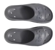 Klapki i japonki męskie - Klapki męskie UNDER ARMOUR M Locker V SL Szare Na basen siłownię - miniaturka - grafika 1