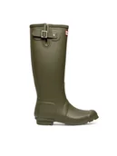 Kalosze damskie - Hunter Kalosze HFW-004 Khaki - miniaturka - grafika 1