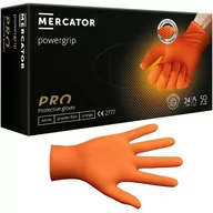 Rękawiczki - Mercator Medical Mercator Medical Ideall Grip+ rękawice nitrylowe rozmiar L 100szt pomarańczowe - miniaturka - grafika 1