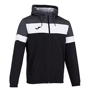 Joma Męska kurtka przeciwdeszczowa Crew Iv czarny czarny/antracytowo-szary XS - Kurtki męskie - miniaturka - grafika 1
