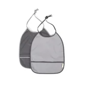 Śliniaki i fartuszki - Filibabba Śliniak wiązany 2 szt. Stone grey-Cloudy - miniaturka - grafika 1