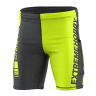 Spodnie sportowe męskie - Krótki legginsy do biegania męskie EXTREME HOBBY DRAFT - miniaturka - grafika 1