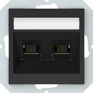 Gniazdka elektryczne - Harry Potter COMP. SOCKET BLACK KLRJ45-26E2-02 QR1000 - miniaturka - grafika 1