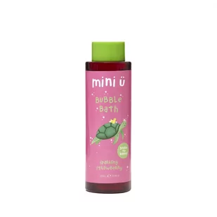 Naturalny Bąbelkowy Płyn Do Kąpieli Truskawka - 250Ml - Mini U - Kosmetyki kąpielowe dla dzieci - miniaturka - grafika 1