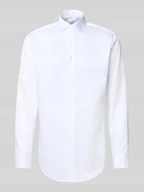 Koszule męskie - Koszula biznesowa o kroju regular fit z listwą guzikową - miniaturka - grafika 1