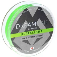 Żyłki wędkarskie - Mikado Plecionka Dream Line Zielona 150m 0,035mm - miniaturka - grafika 1