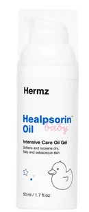 Hermz Laboratories Healpsorin Baby olejek żelowy na ciemieniuchę 50 ml 7081624 - Kosmetyki kąpielowe dla dzieci - miniaturka - grafika 3