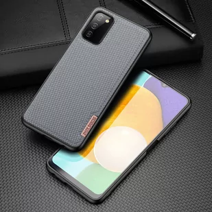Dux Ducis Fino etui pokrowiec pokryty nylonowym materiałem Samsung Galaxy A03s szary - Etui i futerały do telefonów - miniaturka - grafika 2