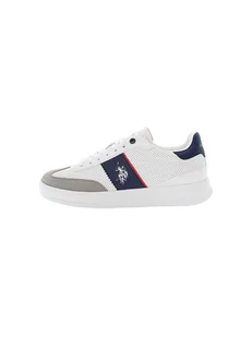 U.S. Polo Assn. Sneakersy w kolorze biało-szaro-granatowym - Trampki męskie - miniaturka - grafika 1