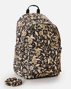 Plecaki - Rip Curl, Plecak sportowy Double Dome + gumka (24L), 020WBA-90, Czarny - miniaturka - grafika 1