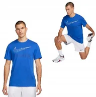 Koszulki męskie - KOSZULKA MĘSKA SPORTOWA NIKE DRI-FIT TRAINING - miniaturka - grafika 1